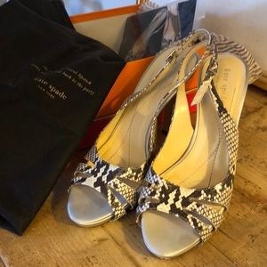 Kate Spade Python Slingback